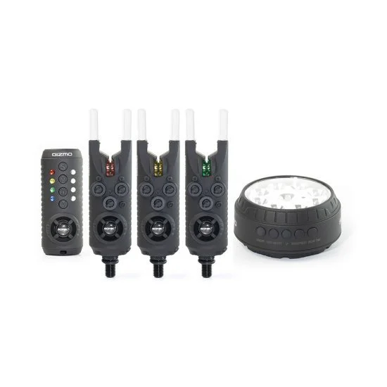 Sonik Gizmo 3 Plus 1 Bite Alarm And Bivvy Lamp 3 Sonik Gizmo 3 Plus 1 Bite Alarm And Bivvy Lamp